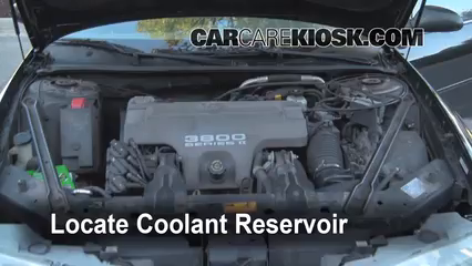 1998 Oldsmobile Intrigue GL 3.8L V6 Coolant (Antifreeze) Check Coolant Level